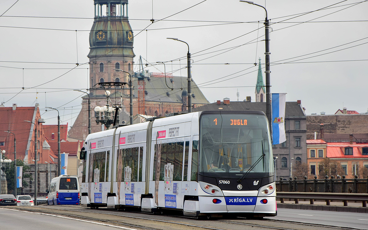 Рига, Škoda 15T ForCity Alfa Riga № 57060