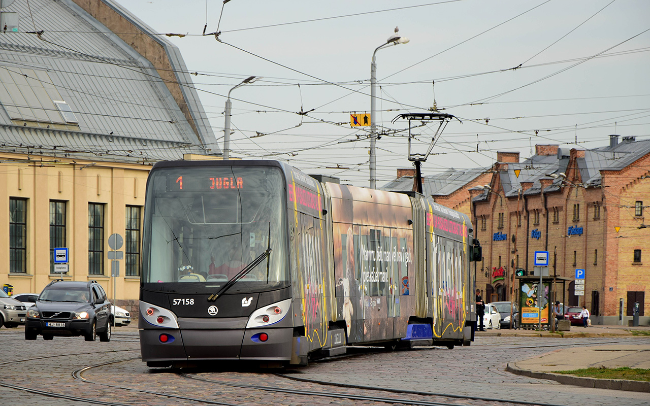 Рига, Škoda 15T ForCity Alfa Riga № 57158