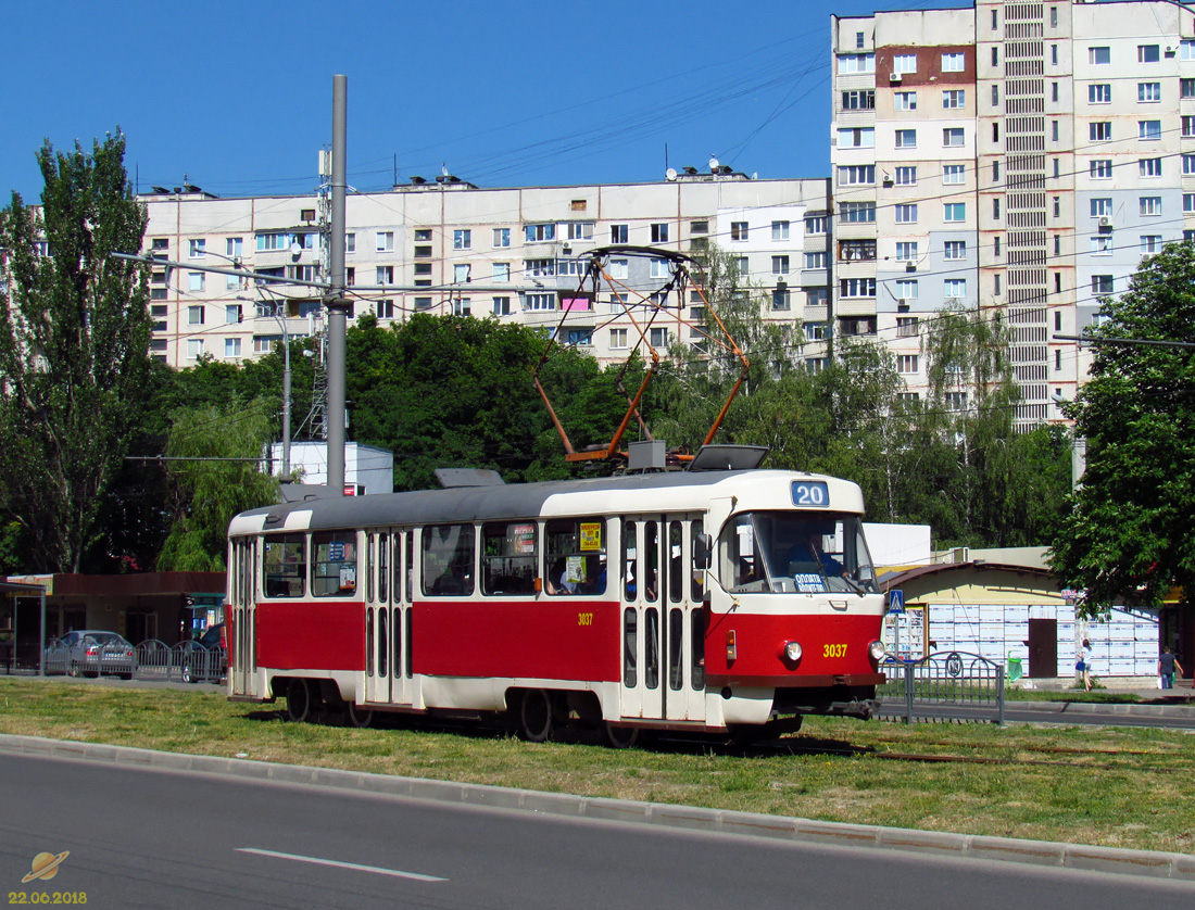 Харьков, Tatra T3SUCS № 3037
