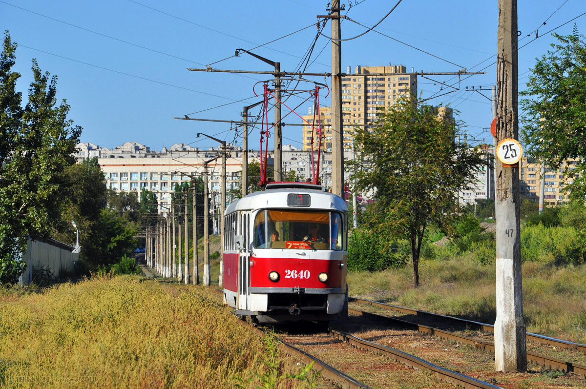 Волгоград, Tatra T3SU (двухдверная) № 2640