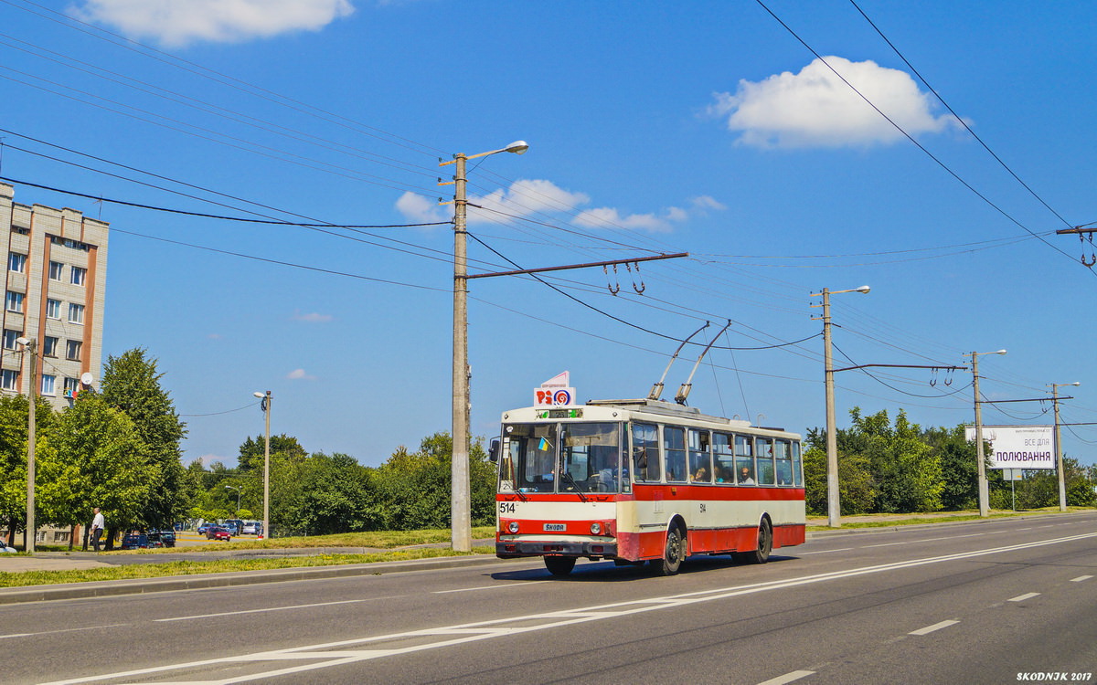 Львов, Škoda 14Tr02/6 № 514