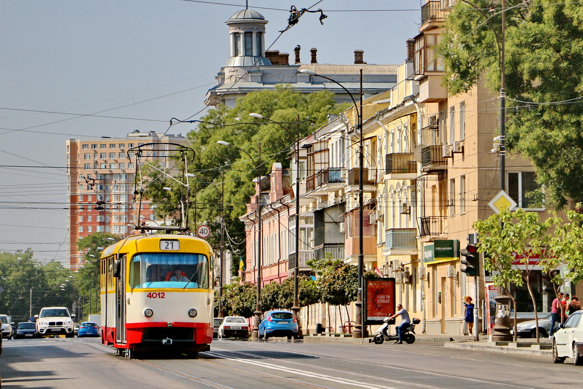 Одесса, Tatra T3R.P № 4012