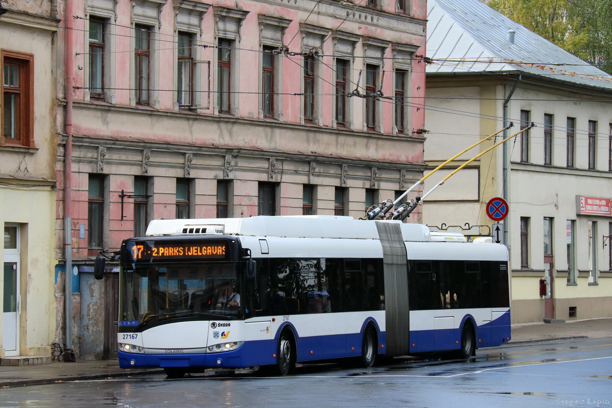 Рига, Škoda 27Tr Solaris III № 27167