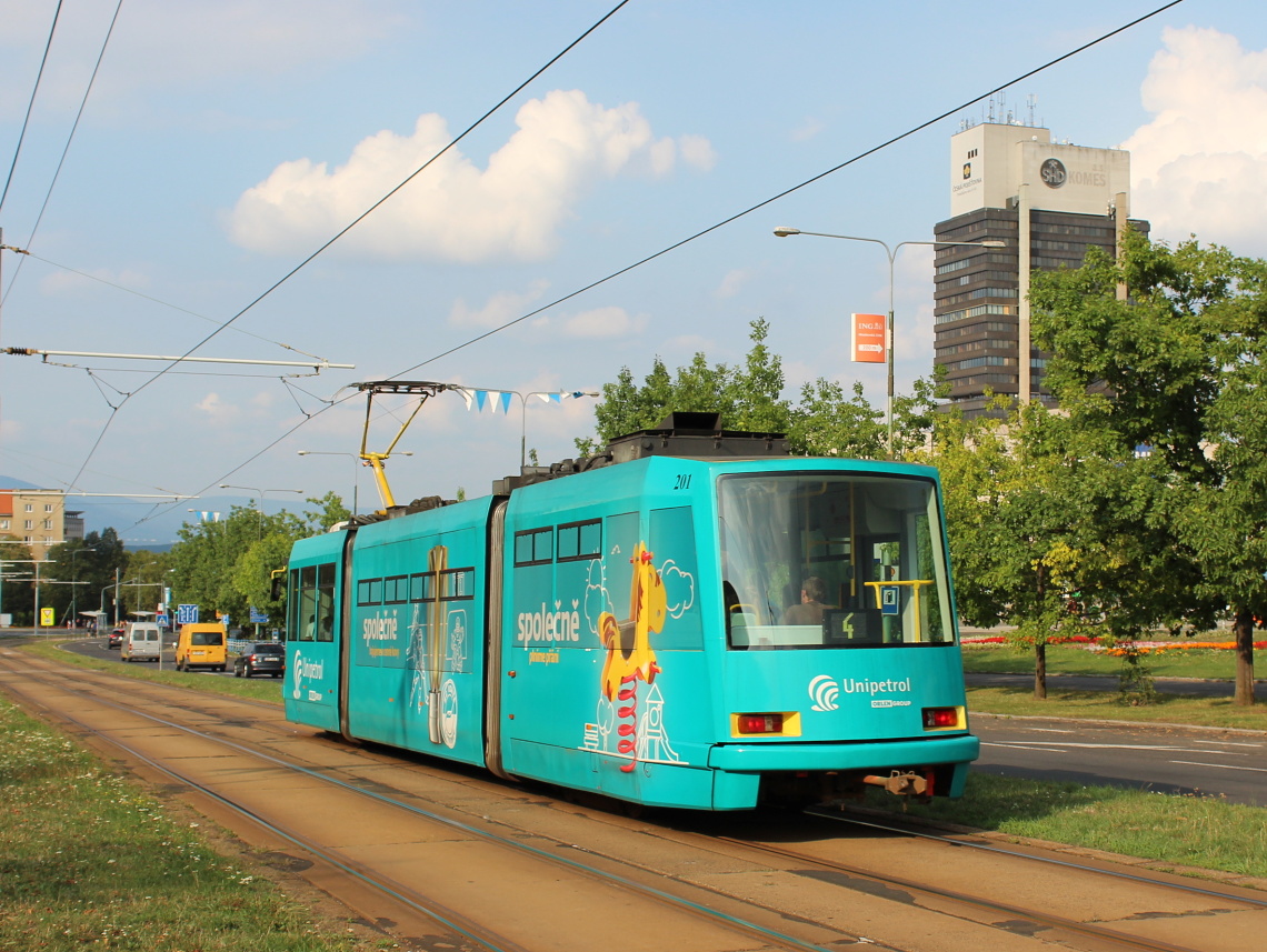 Мост ― Литвинов, Škoda 03T5 Astra/Anitra № 201