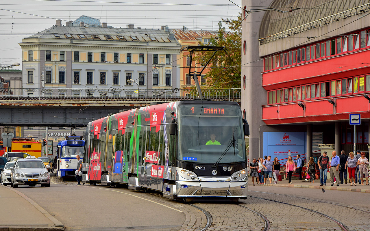 Рига, Škoda 15T ForCity Alfa Riga № 57093