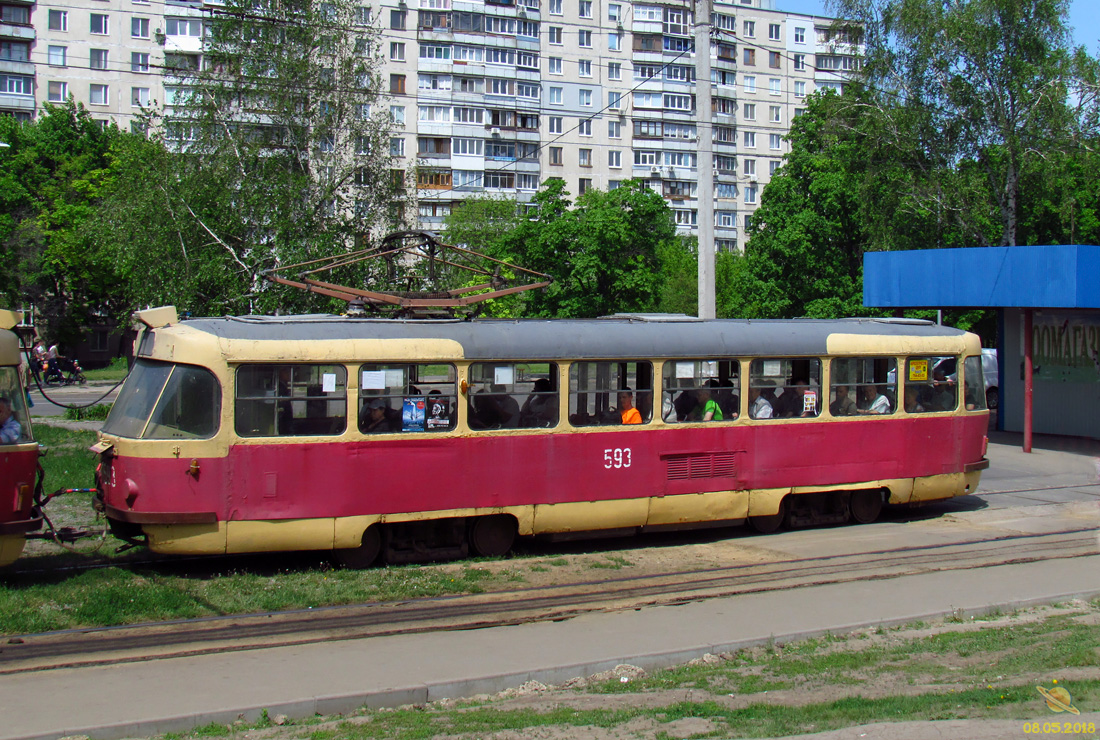 Harkiva, Tatra T3SU № 593