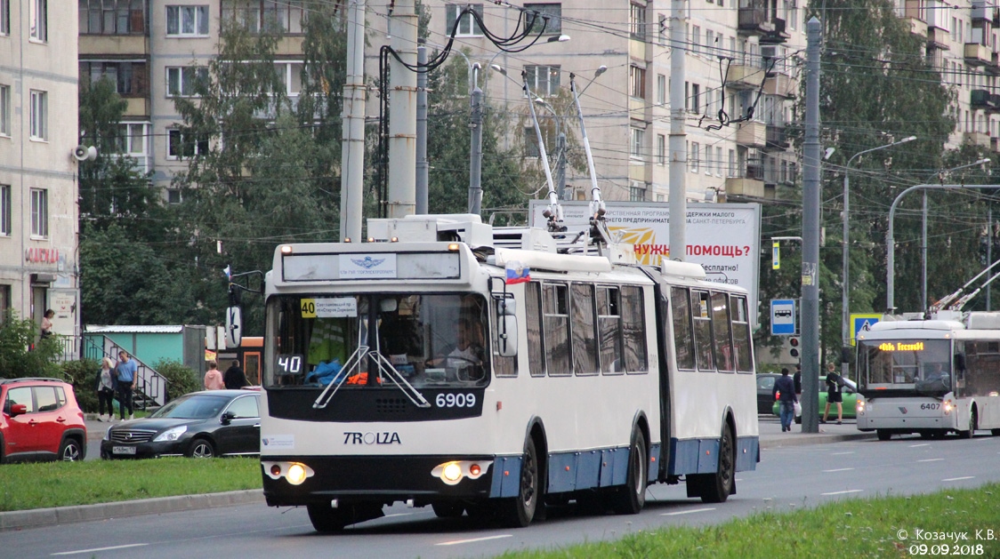 Санкт-Пецярбург, Тролза-62052.02 [62052В] № 6909