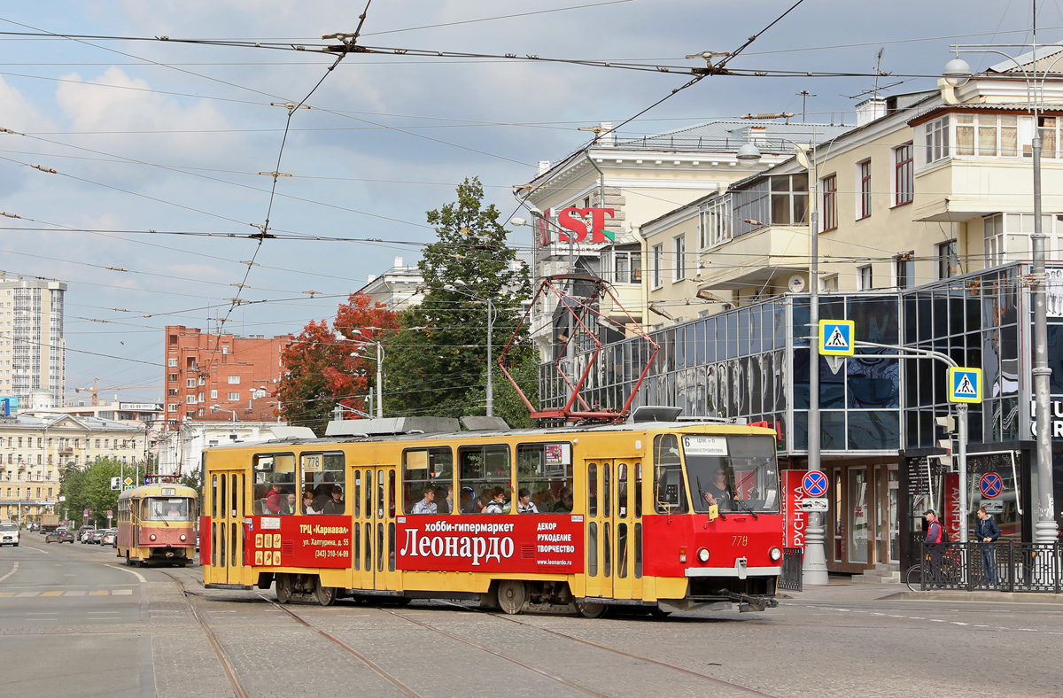 Екатеринбург, Tatra T6B5SU № 778