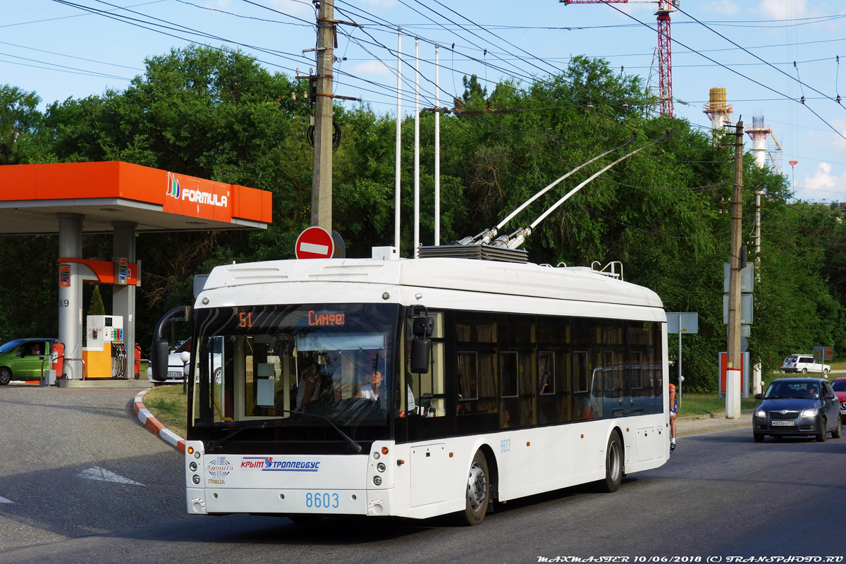 Крымский троллейбус, Тролза-5265.05 «Мегаполис» № 8603