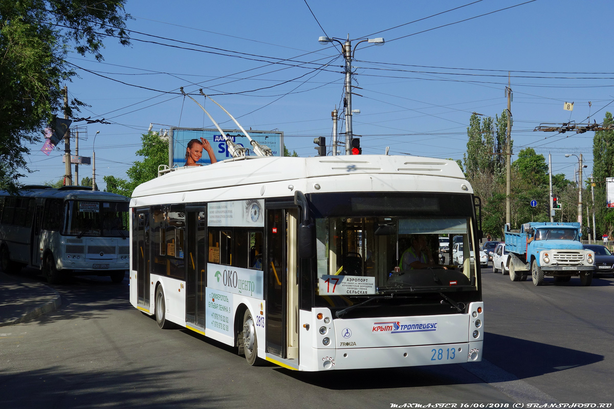 Crimean trolleybus, Trolza-5265.03 “Megapolis” # 2813 Crimean trolleybus, Trolza-5265.03 “Megapolis” # 2813