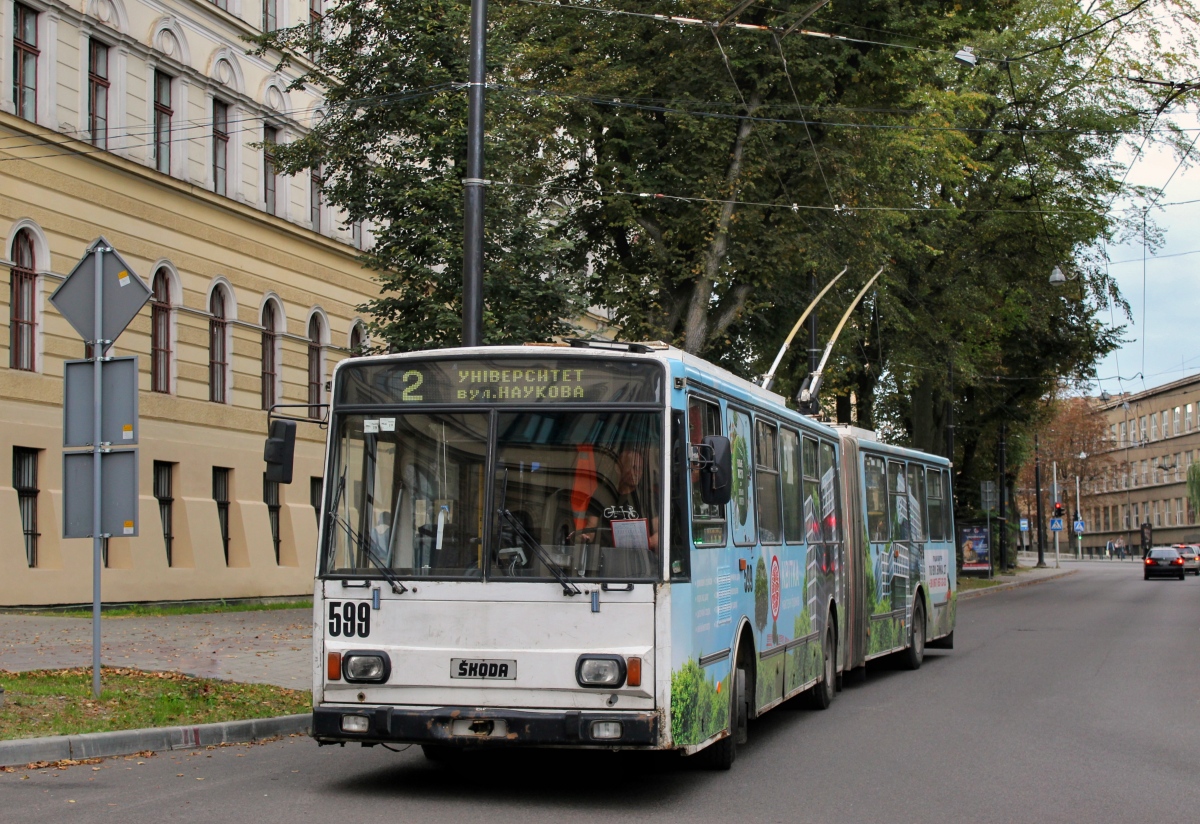 Львов, Škoda 15TrM № 599