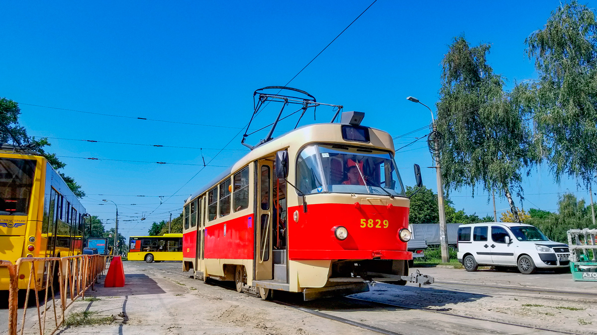 Киев, Tatra T3SU № 5829 Киев, Tatra T3SU № 5829