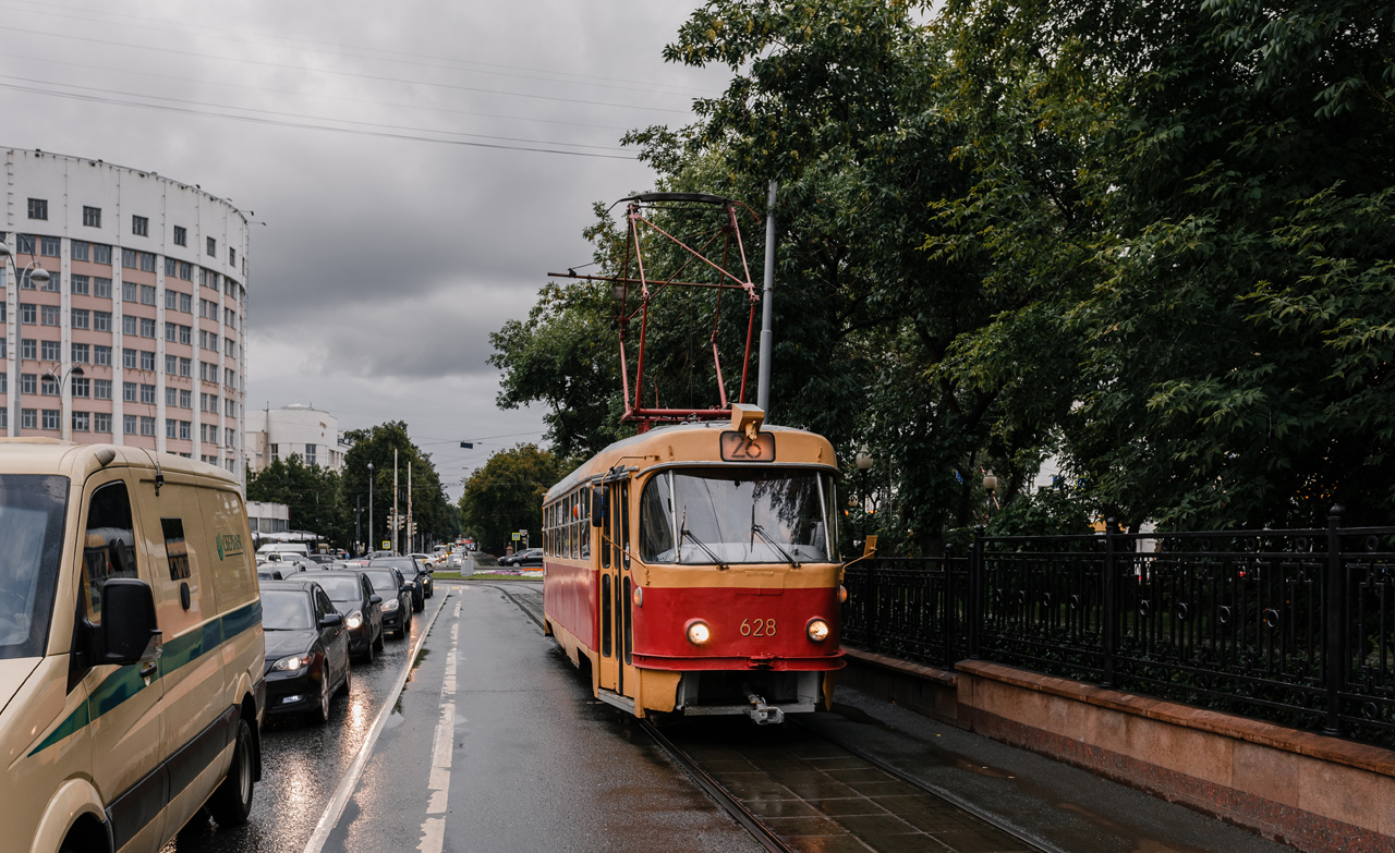 Екатеринбург, Tatra T3SU (двухдверная) № 628