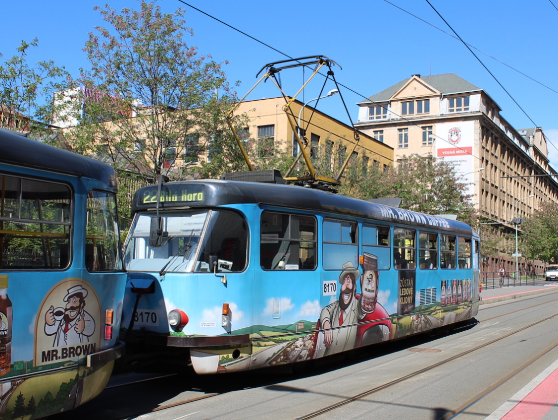 Прага, Tatra T3R.PV № 8170