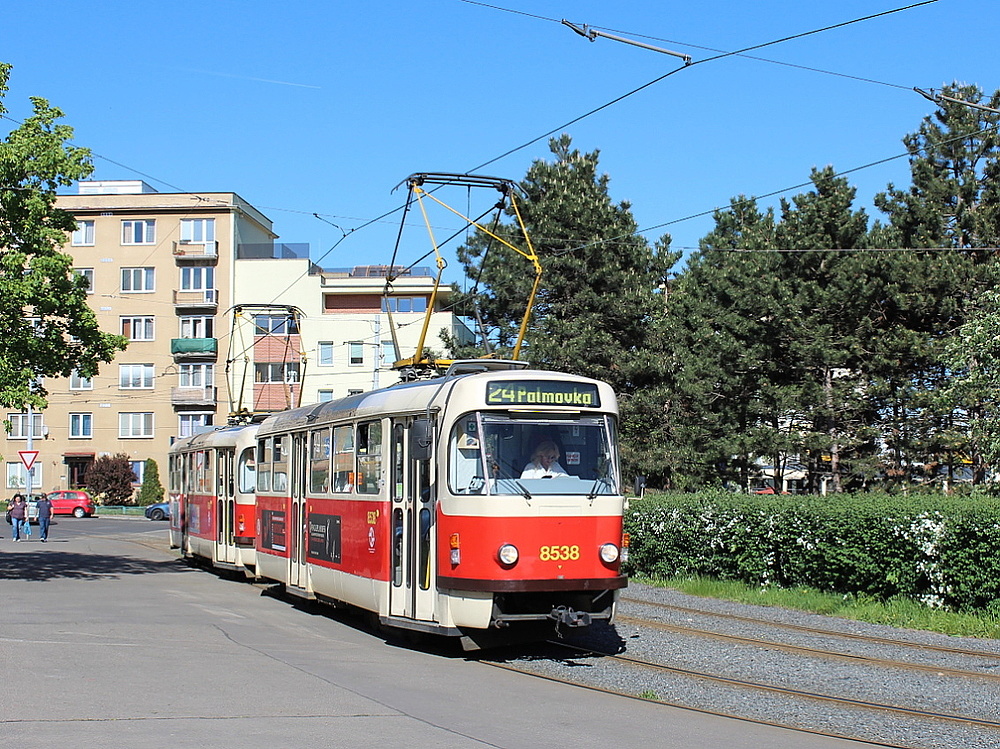 Прага, Tatra T3R.P № 8538