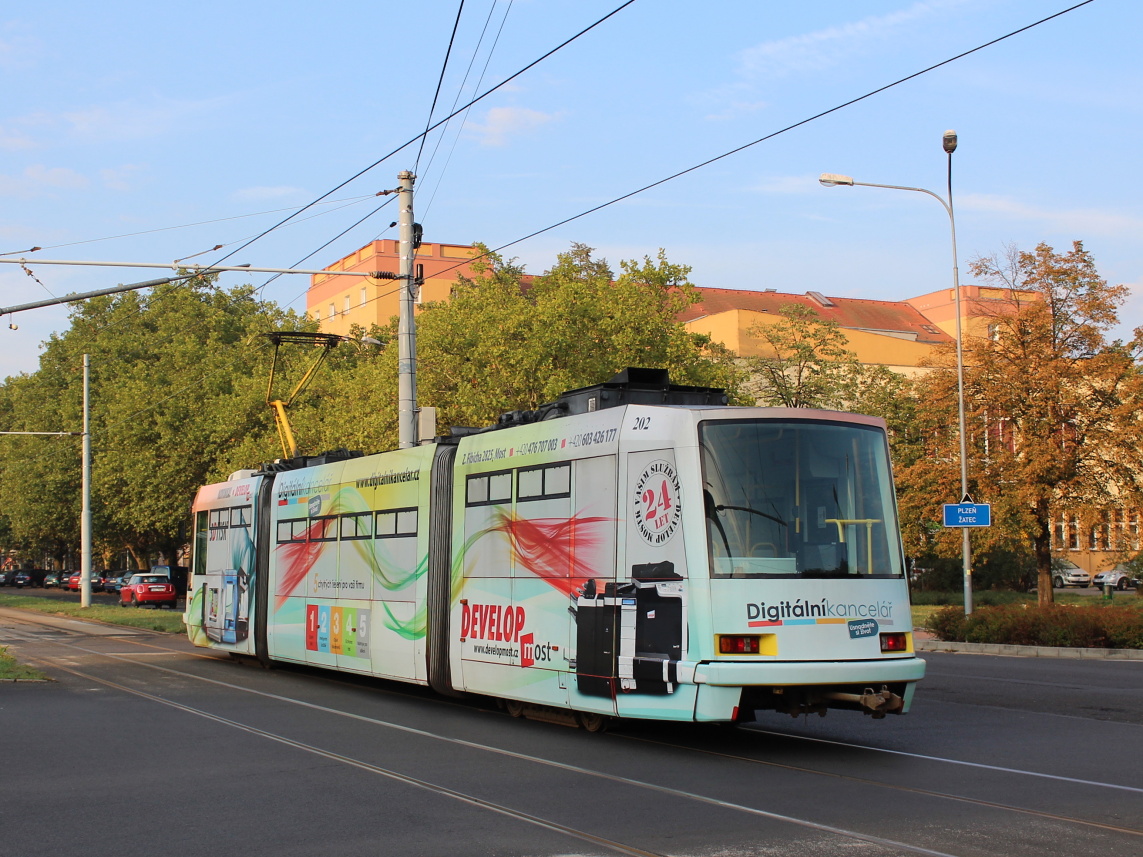 Мост ― Литвинов, Škoda 03T5 Astra/Anitra № 202