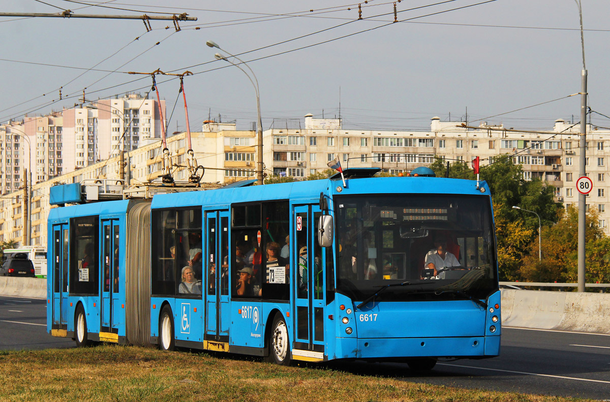 Москва, Тролза-6206.00 «Мегаполис» № 6617