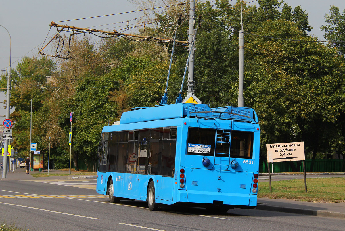 Москва, Тролза-5265.00 «Мегаполис» № 6521