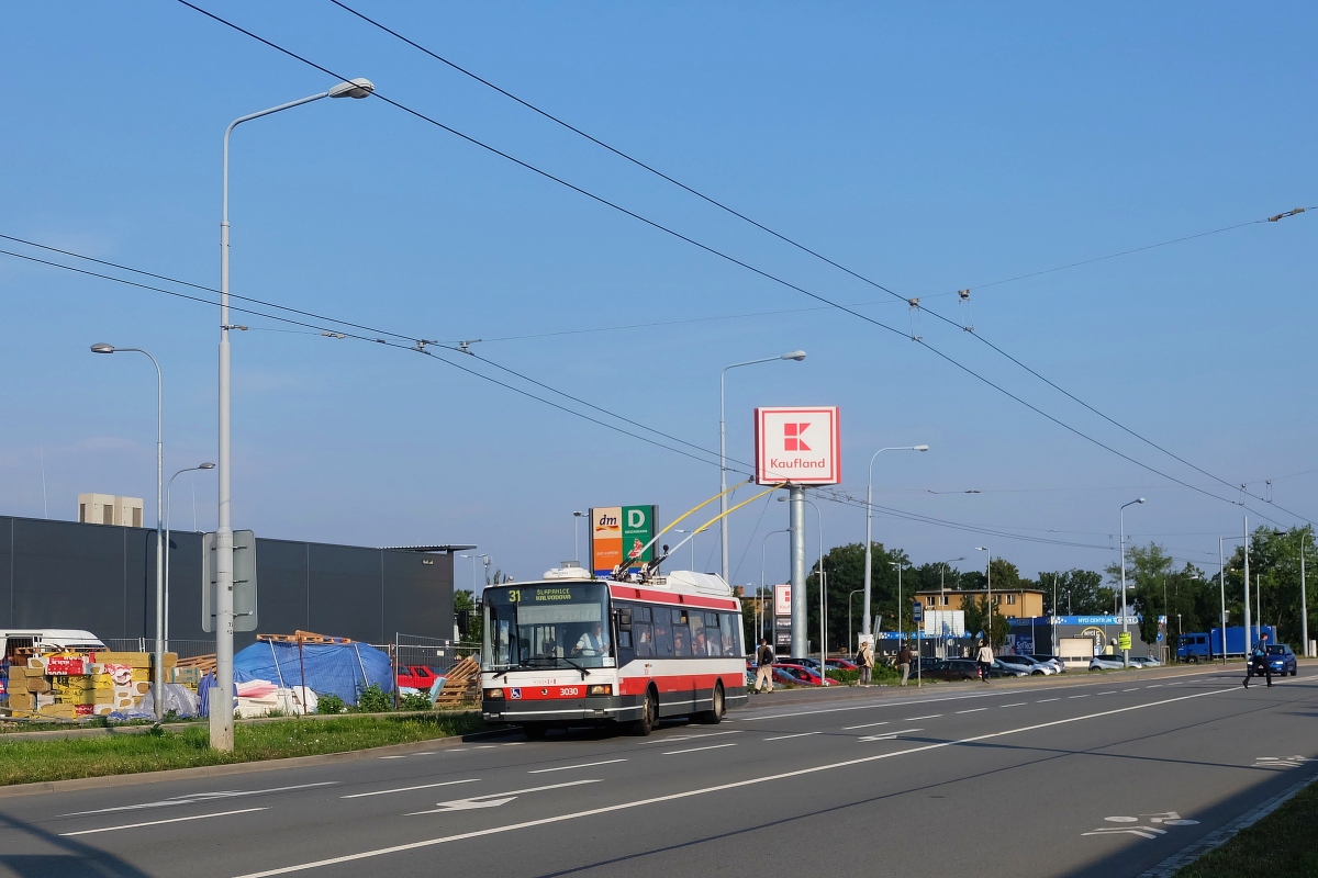 Брно, Škoda 21Tr № 3030