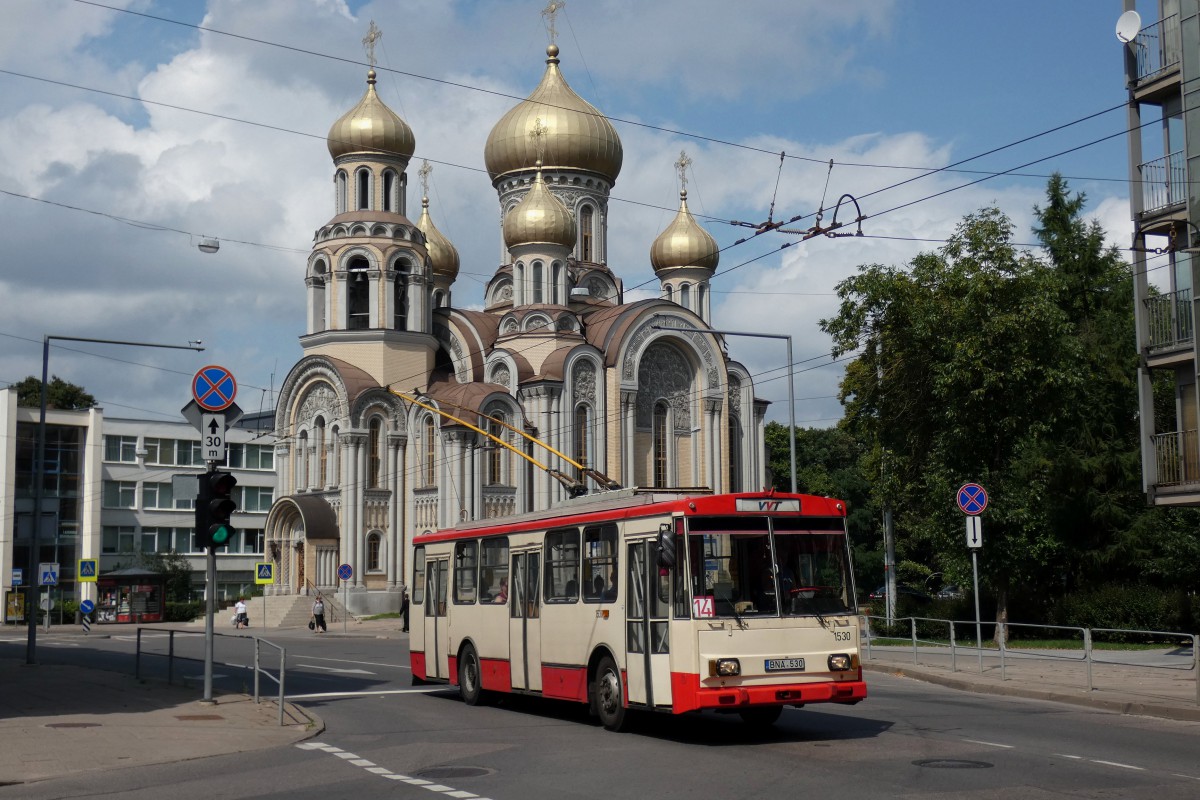 Вільнюс, Škoda 14Tr02/6 № 1530 Вільнюс, Škoda 14Tr02/6 № 1530