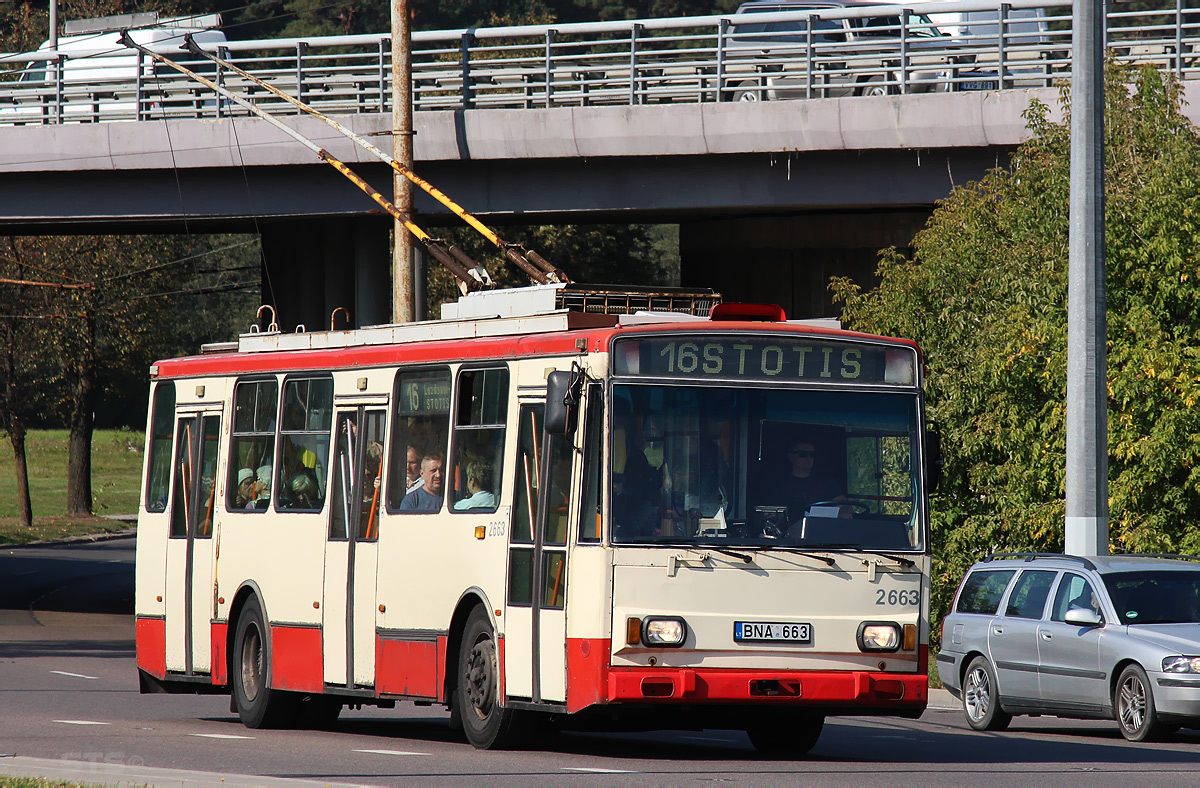 Вильнюс, Škoda 14Tr17/6M № 2663
