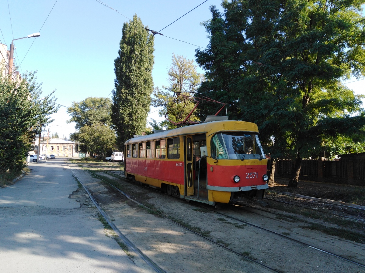 Волгоград, Tatra T3SU (двухдверная) № 2571; Таганрог — Разные фотографии