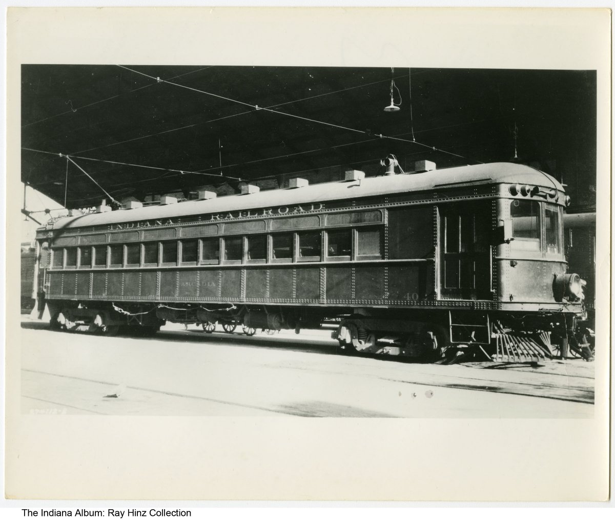 Indiana Railroad, Cincinnati interurban motor car # 402; 印第安納波利斯 — Indianapolis Traction Terminal