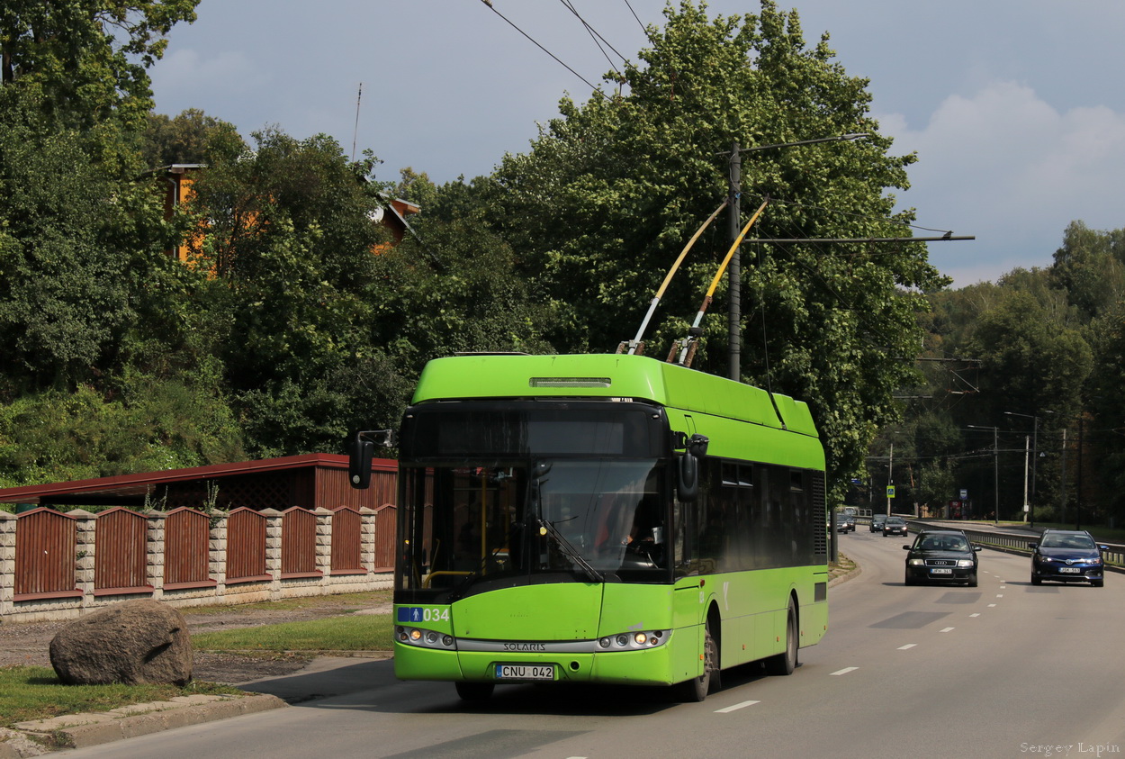 Каунас, Solaris Trollino III 12 AC № 034