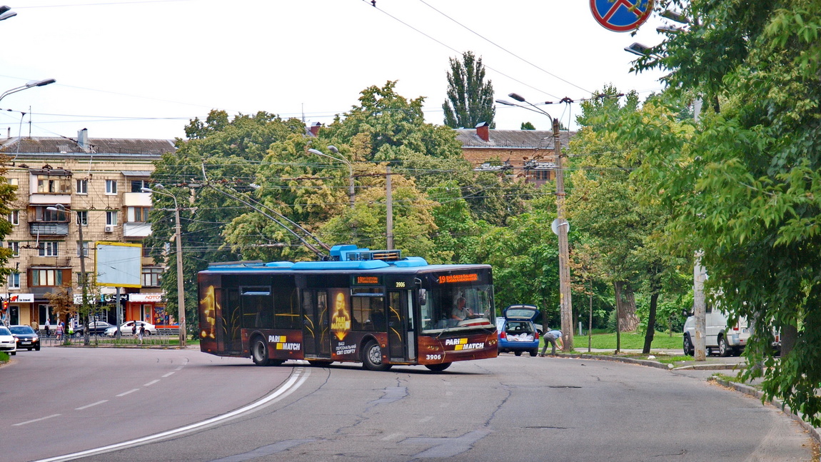 Киев, ЛАЗ E183D1 № 3906