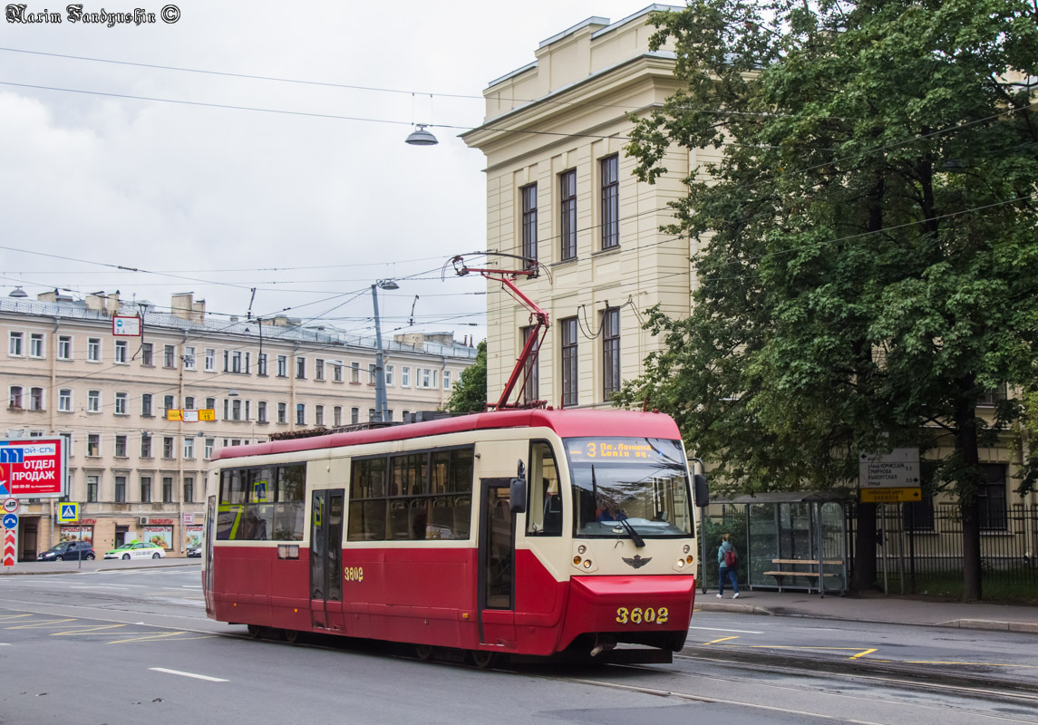 Санкт-Петербург, ЛМ-68М2 (мод. СПб ГЭТ) № 3602