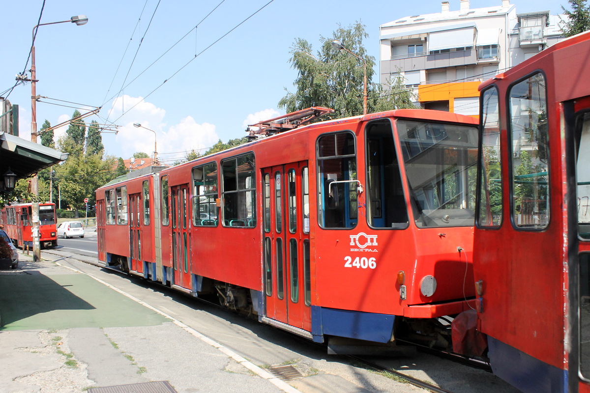 Белград, Tatra KT4M-YUB № 2406