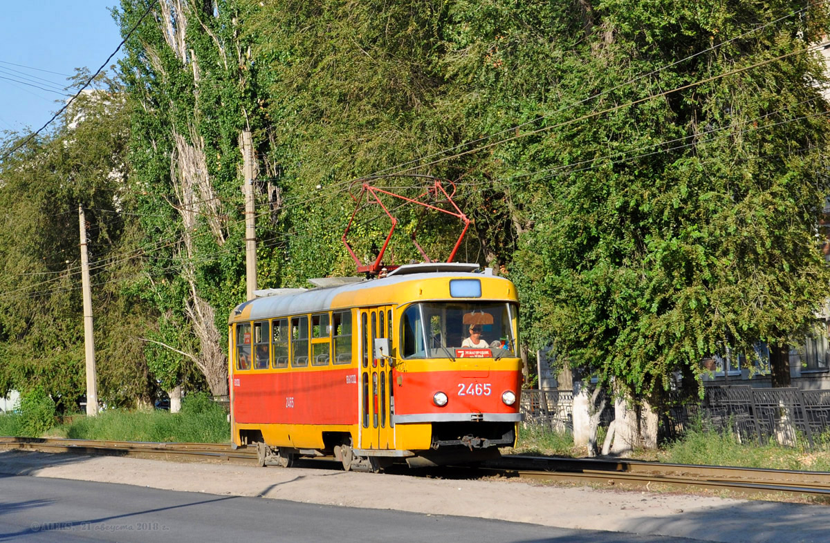 Волгоград, Tatra T3SU (двухдверная) № 2465