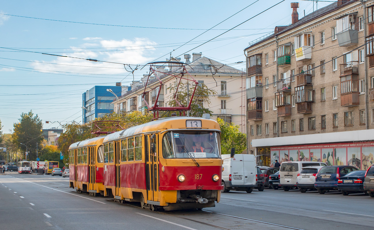 Екатеринбург, Tatra T3SU № 187