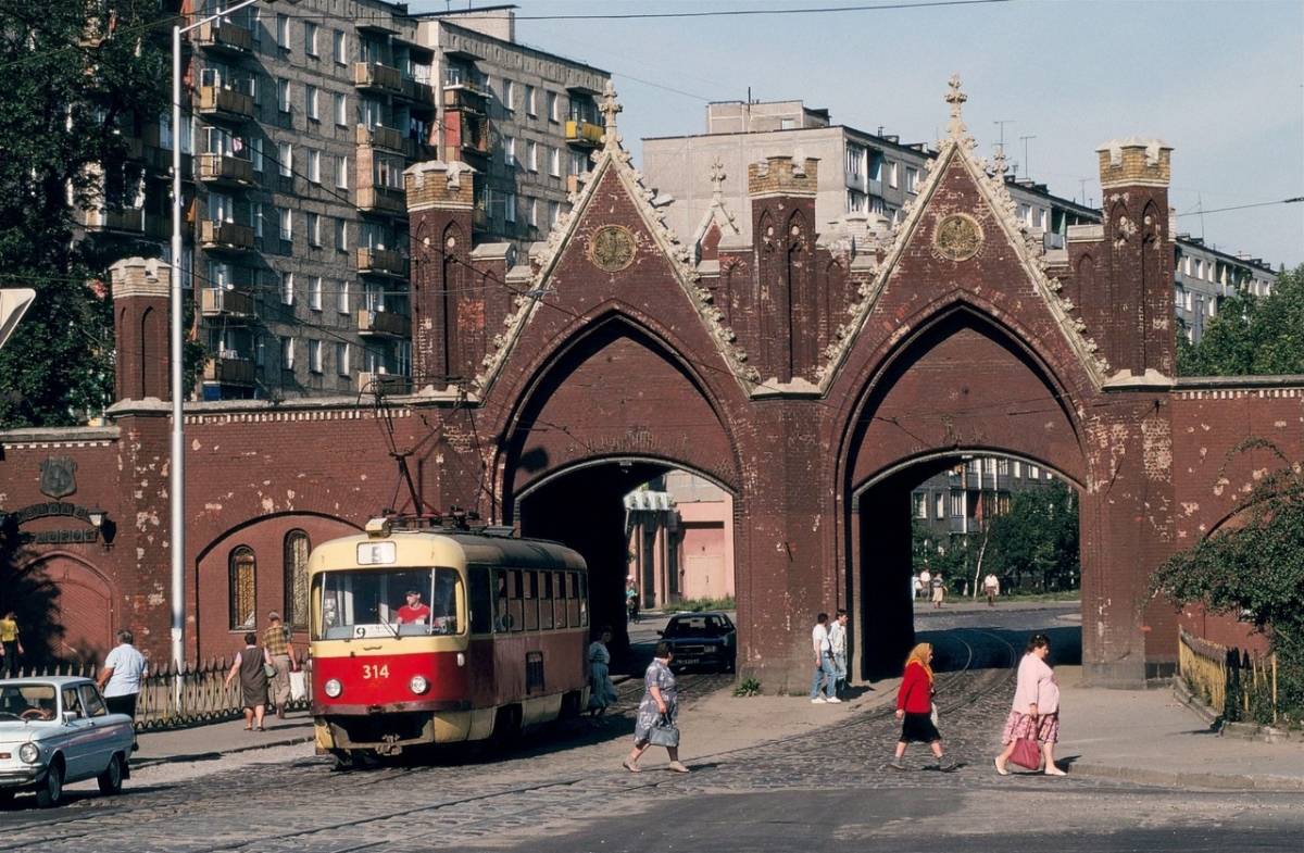 Калининград, Tatra T4SU № 314; Калининград — Старые фотографии