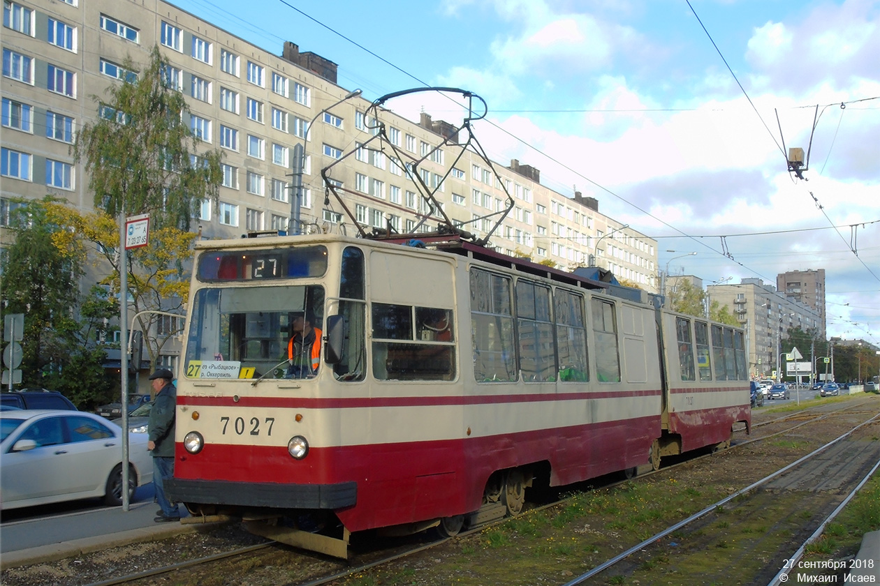 Petrohrad, LVS-86K č. 7027 Petrohrad, LVS-86K č. 7027