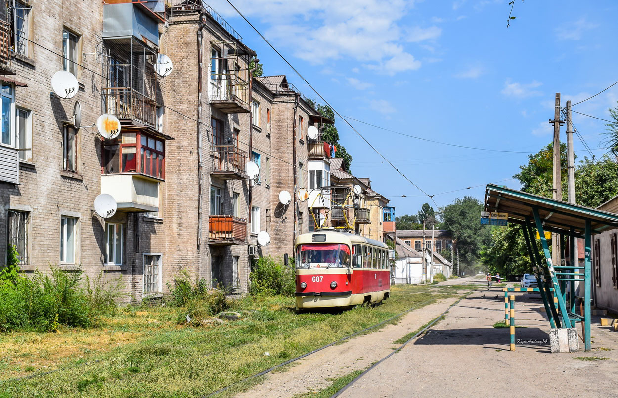 Каменское, Tatra T3SU № 687