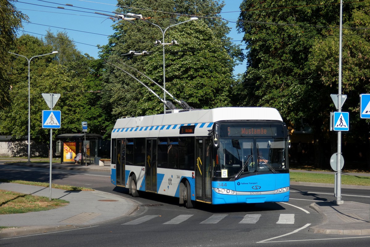 Таллин, Solaris Trollino III 12 AC № 344