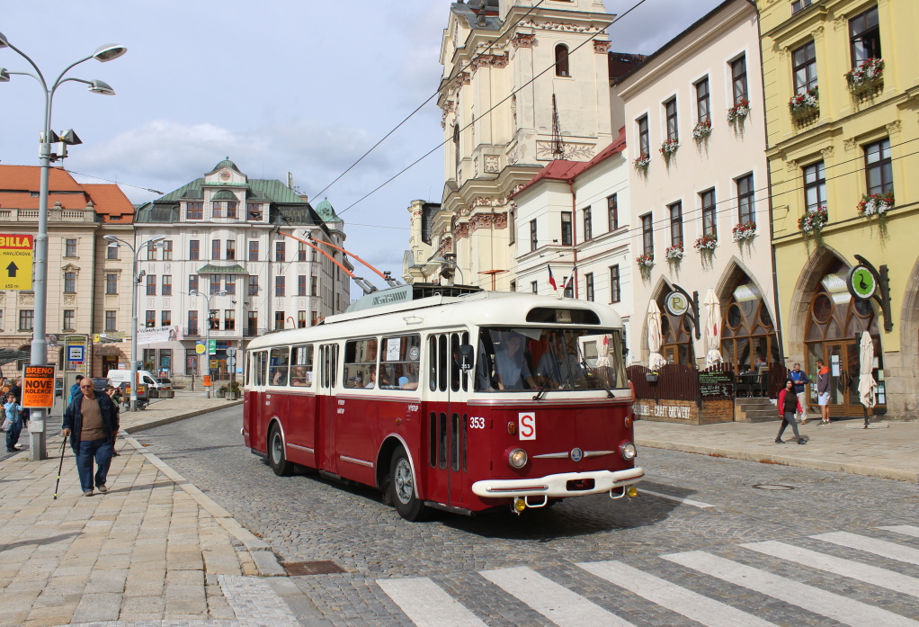 Pardubice, Škoda 9TrHT26 nr. 353; Jihlava — Anniversary: 70 years of trolleybuses in Jihlava (22.09.2018)