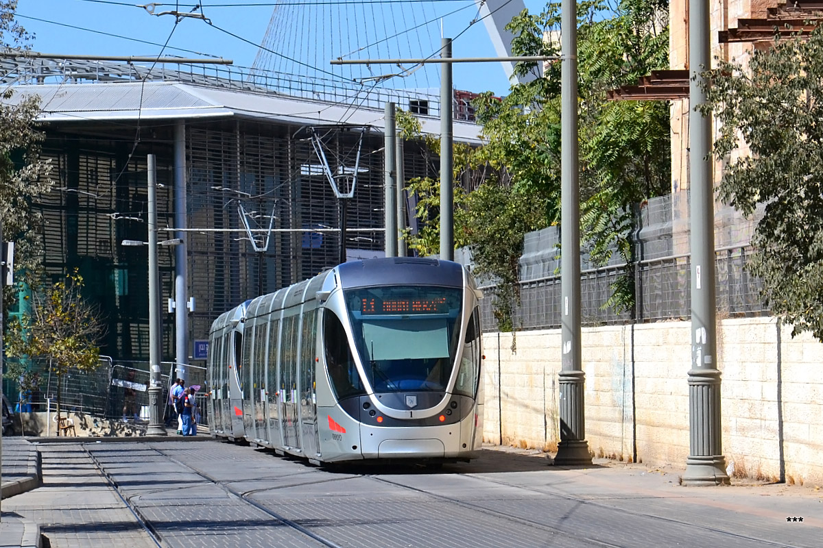 Иерусалим, Alstom Citadis 302 № 01