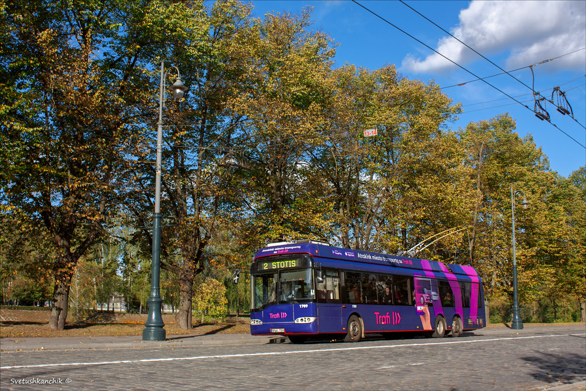Вильнюс, Solaris Trollino II 15 AC № 1709