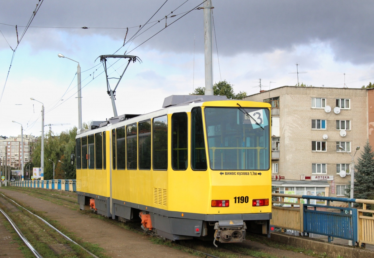 Львов, Tatra KT4DM № 1190