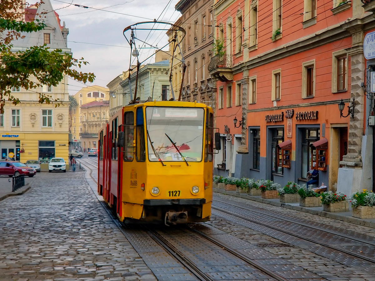 Львів, Tatra KT4SU № 1127