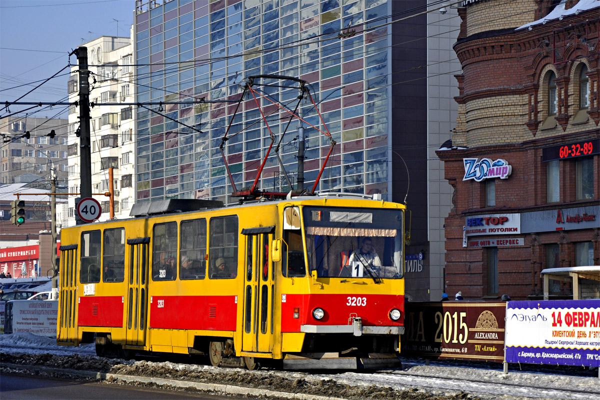 Барнаул, Tatra T6B5SU № 3203