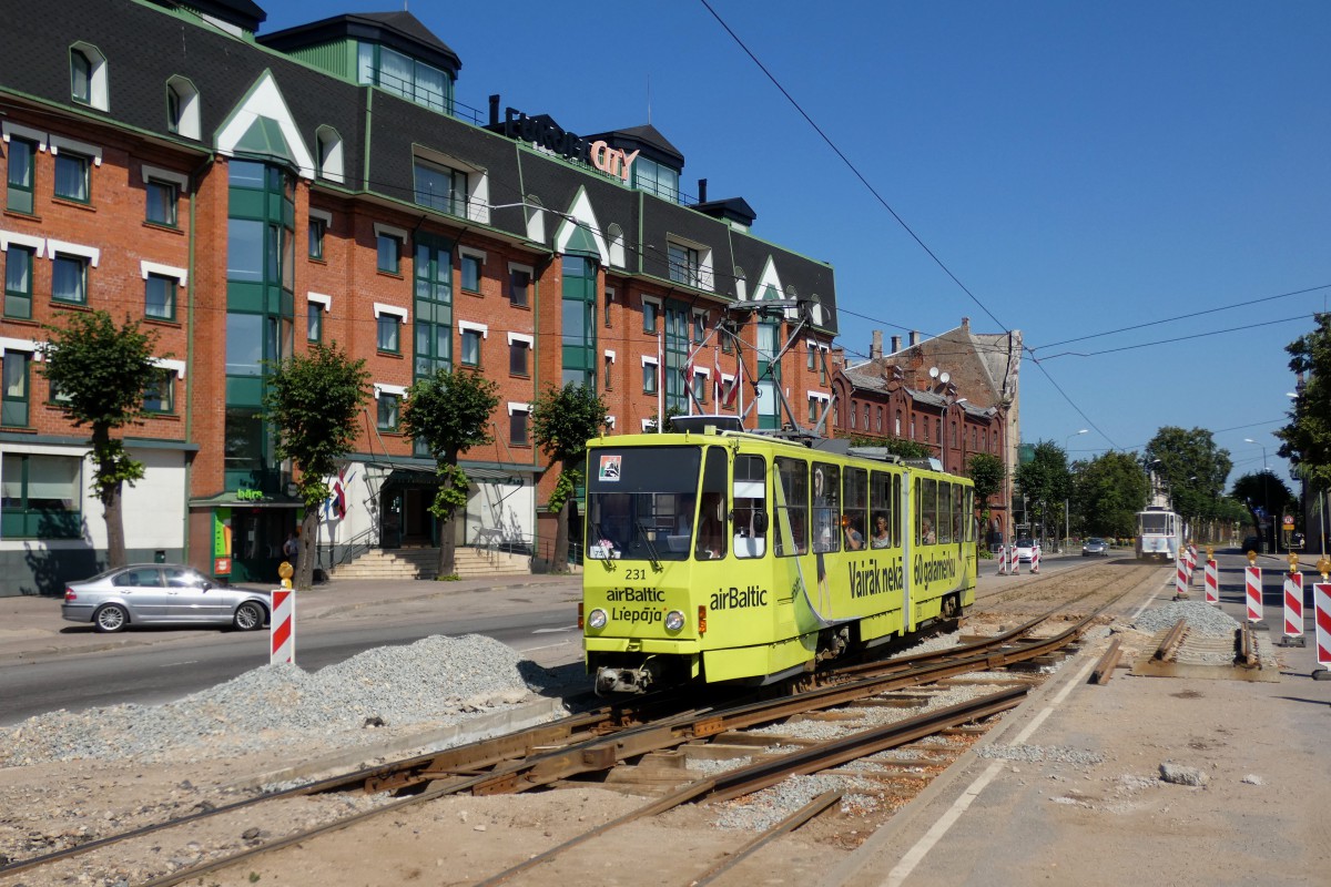 Лиепая, Tatra KT4SU № 231