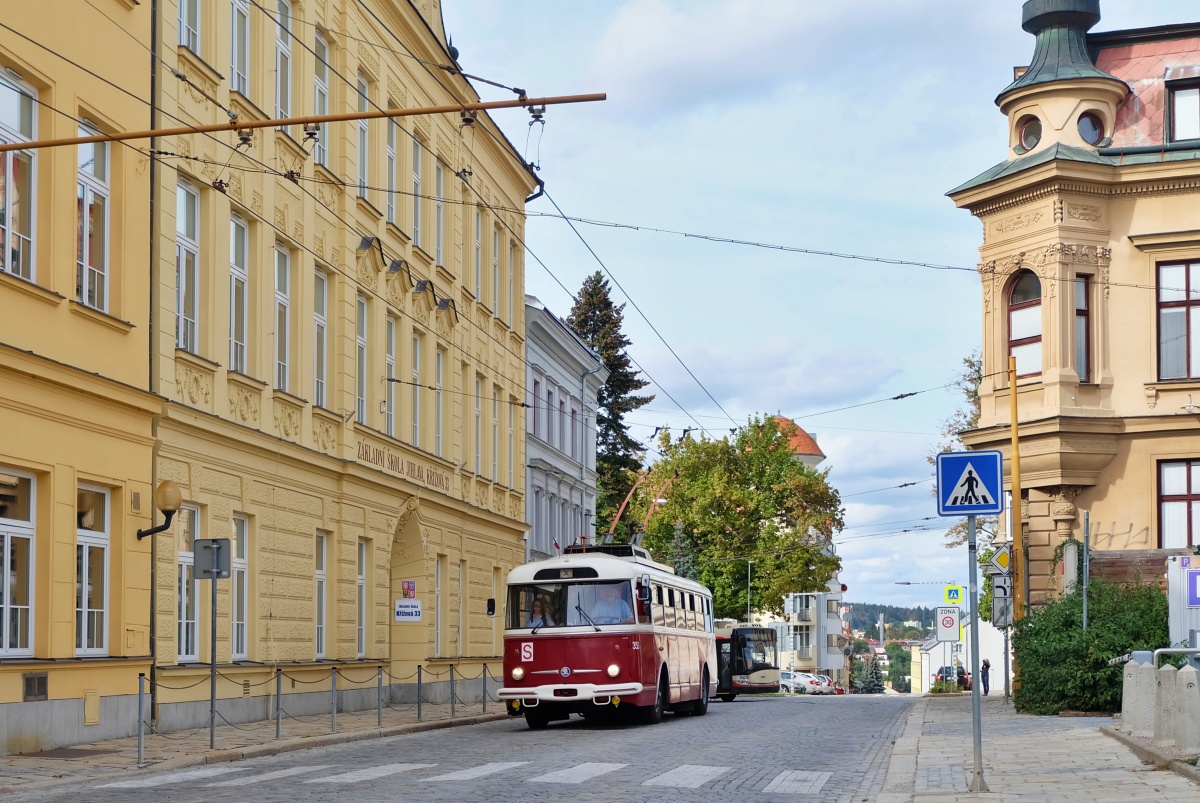 Pardubice, Škoda 9TrHT26 nr. 353; Jihlava — Anniversary: 70 years of trolleybuses in Jihlava (22.09.2018)