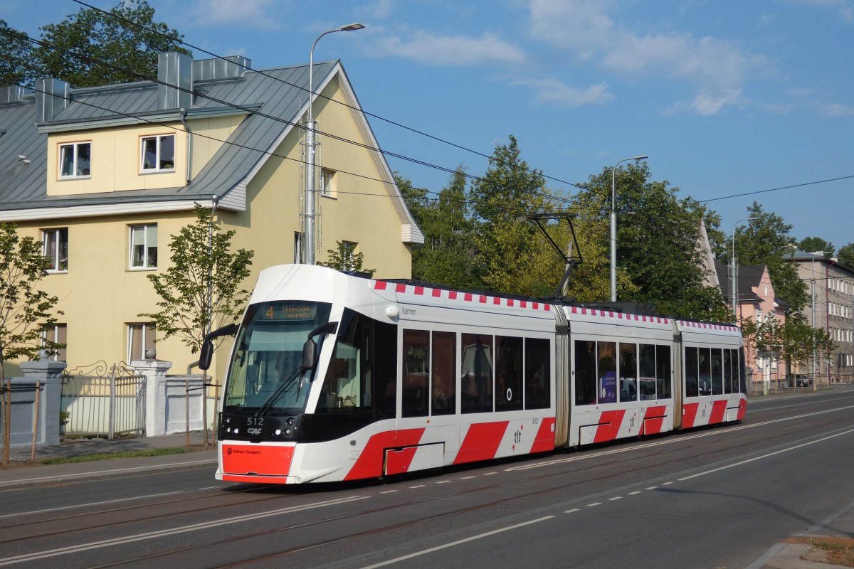 Таллин, CAF Urbos AXL № 512