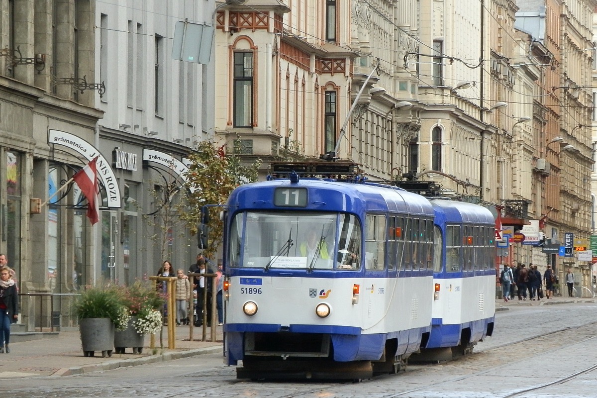 Riga, Tatra T3A Br. 51896 Riga, Tatra T3A Br. 51896