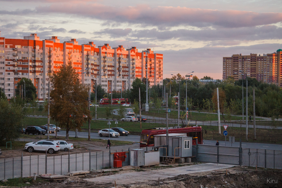 Казань — Линии ГЭТ [2] — Правый берег; Казань — Электротранспорт с высоты