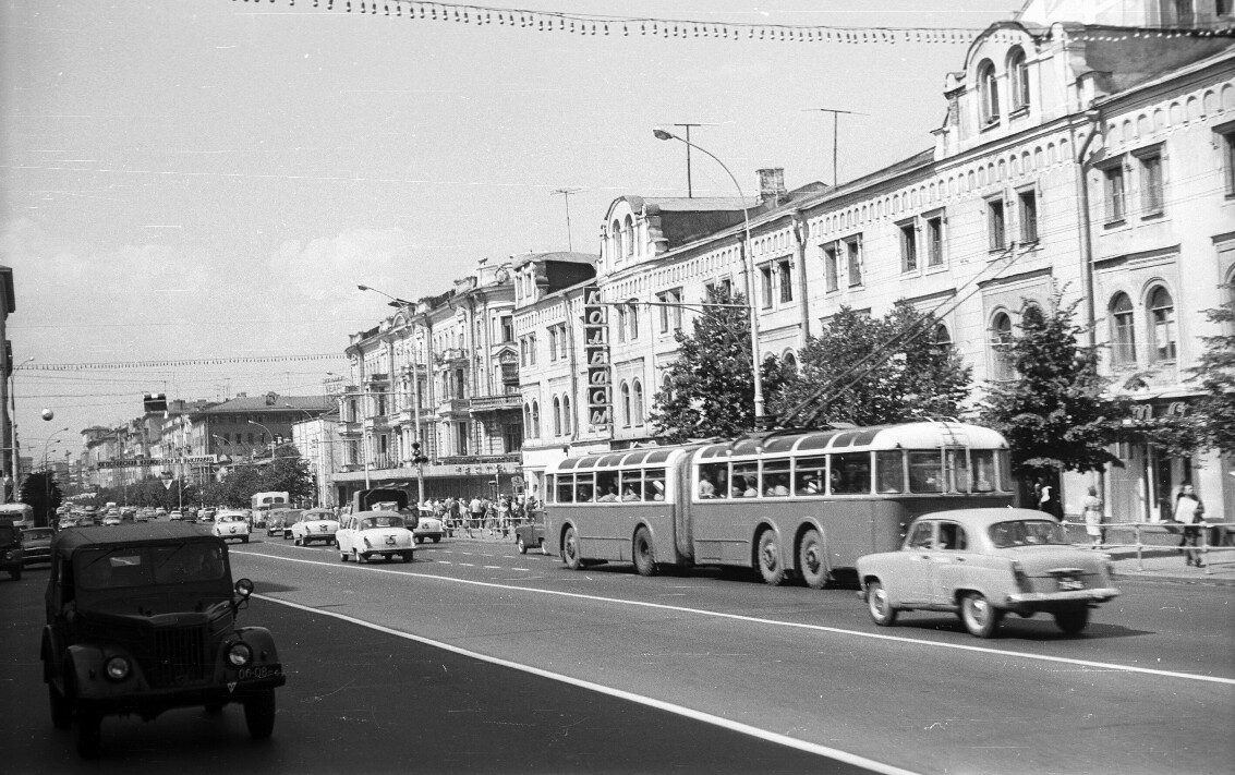 Maskava — Historical photos — Tramway and Trolleybus (1946-1991)