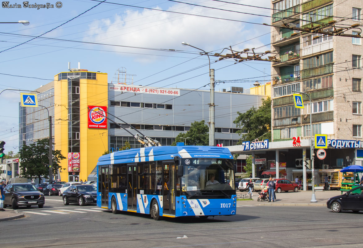 Санкт-Петербург, Тролза-5265.08 «Мегаполис» № 1017